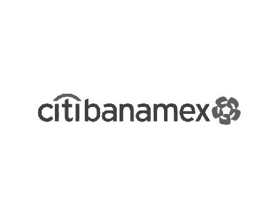 Logo Citibanamex Banamex Blanco/Negro