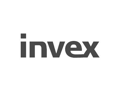 Logo Invex Banco Blanco/Negro
