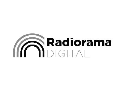 Logo Radiorama Digital Blanco/Negro