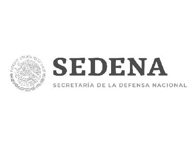 Logo Sedena Secretaria de Defensa Nacional Blanco/Negro