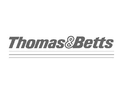Logo Thomas&Betts Mexico Blanco/Negro